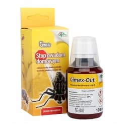 Cimex out 100ml - skuteczny oprysk na kleszcze, komary, pluskwy, muchy, karaluchy, meszek